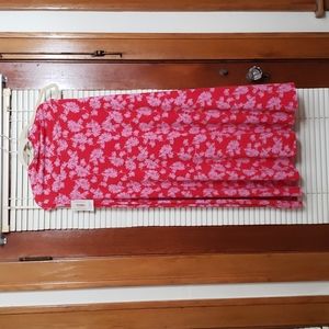 Nwt lularoe xs maxi strapless dress